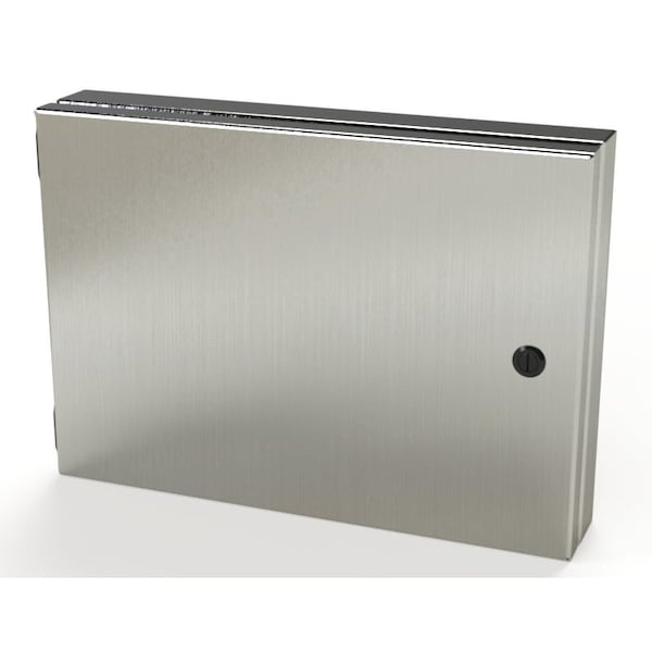 Electrical Enclosures, 10 in H, 1-1/2 in D, 14 in W, NEMA 3R, 4, 4X, 12, 13, 304 Stainless Steel